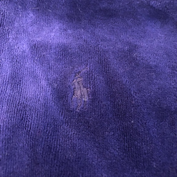 Purple RL velour hoodie size 4/4t EUC - Picture 2 of 3